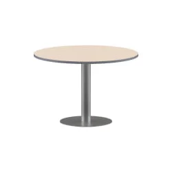 Конференц-стол на 4 человека ИМАГО ПРГ-100 Клен-алюминий / IMAGO