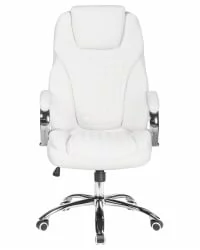 Офисное кресло для руководителей ДОБРИН CХЕСТЕР Белый / DOBRIN CHESTER