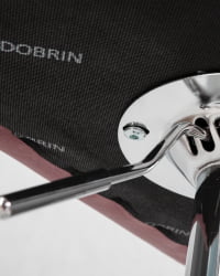 Стул барный ДОБРИН КРУГЕР АРМ Пудрово-розовый велюр МДЖ9-32 / DOBRIN KRUGER ARM MJ9-32