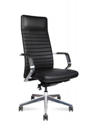 Кресло руководителя СИЕНА М кожа Черный / M