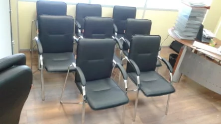 Кресло посетителя CХАИРМАН 850 Терра 118 черный / CHAIRMAN Terra