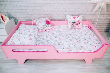 Кроватка для новорожденных Бэби Розовый