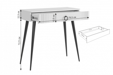 Туалетный стол Ева ТС-02 / TS-02