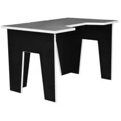 Геймерский стол Генериc Комфорт Гамер2/ДС/НВ Белый Черный / Generic Comfort Gamer2/DS/NW