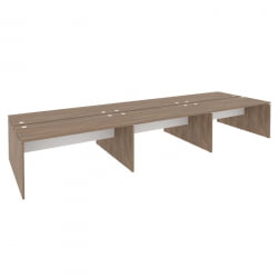 Рабочая станция ОНИКС О.Д.РС-6.4.7 Дуб Аризона/Белый / ONIX O.D.RS-6.4.7