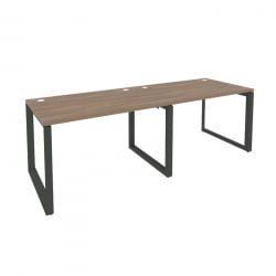 Рабочая станция на О-образном м/к ОНИКС О.МО-РС-2.2.8 Дуб Аризона/Антрацит / ONIX O.MO-RS-2.2.8