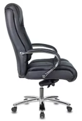 Кресло руководителя Бюрократ Т-9925СЛ кожа Черный / T-9925SL