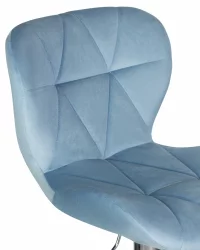 Стул барный ДОБРИН БАРНИ Пудрово-голубой велюр МДЖ9-74 / DOBRIN BARNY MJ9-74