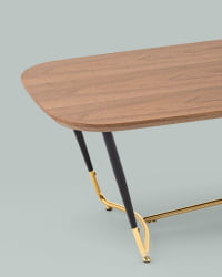 Журнальный столик Даймакс 120кс60 Темное дерево / 120x60