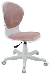 Кресло 1139 ФВ ПЛ Вхите велюр Блисс 08 розовый / FW PL White Bliss