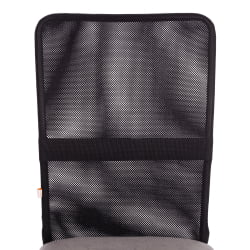 Кресло офисное СТАРТ флок/ткань, серый/черный, 29/В-11 / START 29/W-11