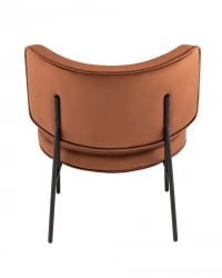 Кресло Дистриcт Лоунге велюр Шоколадный / District Lounge