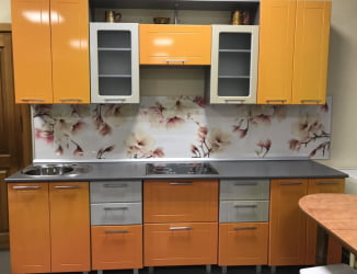 Глянцевый фартук (КОМПОЗИТ) КМ 08 / KM