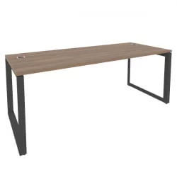 Стол рабочий руководителя на О-образном м/к ОНИКС О.МО-СРР-6.8 Дуб Аризона/Антрацит / ONIX O.MO-SRR-6.8