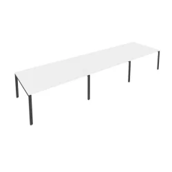 Переговорный стол (3 столешницы) Метал Сйстем Б.ПРГ-3.4 Белый/Антрацит / Metal System