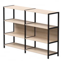 Набор стеллажных систем Еверпроф ЕВО №1 Дуб Соната Черный / Everprof EVO