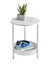 Журнальный стол ДСН-03777Г Вхите / DSN-03777G White