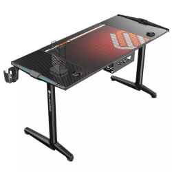 Стол для компьютера (для геймеров) ЕУРЕКА ГИП 55 Блаcк / EUREKA GIP Black