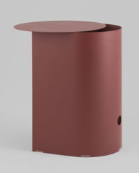 Журнальный столик Флоире металл бордовый / Floire