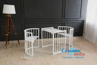 Люлька для новорожденных Меррй Хаппй 01 Белая / Merry Happy