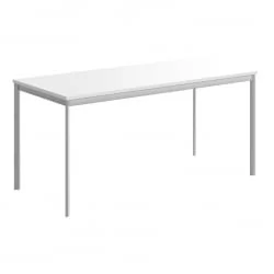 Стол прямой ИМАГО-С СП-4С белый алюминий / IMAGO-S СП-4S