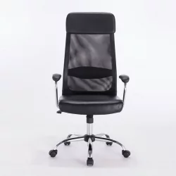 Кресло офисное БРАБИКС Флигхт ЕКС-540 экокожа Черный / BRABIX Flight EX-540