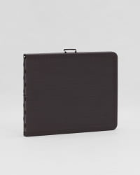 Стол складной чемодан пластиковый Кейт 180 Коричневый