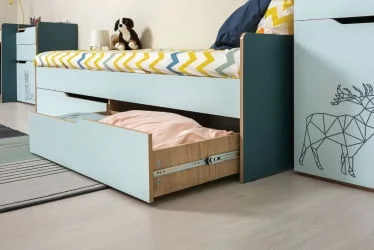 Комплект мебели для детской Гудвин 003 Гикори Рокфорд Натуральный Мята Бензин