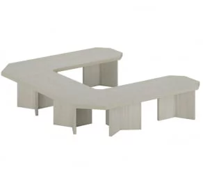 Система столов переговоров БЕРН 5 Светлый дуб / BERN