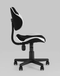 Стул офисный КЗЙ Черно-белый / QZY