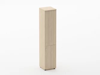 Шкаф высокий закрытый Твин 16.16.10Пр Туя / Twin