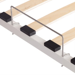 Кровать Бруно металл, 90*200 см, белый / Bruno