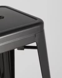 Стул барный Толикс Черный / Tolix