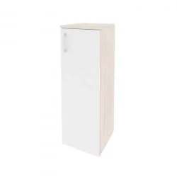 Шкаф средний узкий правый ОНИКС О.СУ-2.3(Р) Денвер Светлый/Белый / ONIX O.SU-2.3(R)