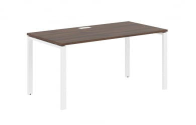 Стол письменный ЕДИС ЕУСТ 1580 Дуб Денвер темный Белый / EDIS EUST
