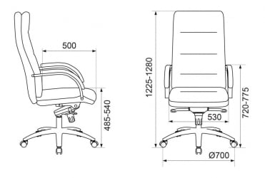 Кресло руководителя Бюрократ Т-9927СЛ Светло-коричневый / T-9927SL