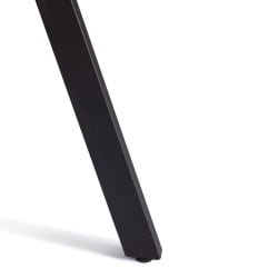 Стол ВИГО ЛДСП/ХПЛ/металл, 120 кс 80 кс 30 х 30 х 75 см, Дуб Вотан/черный / VIGO ЛДСП/HPL/металл, x x