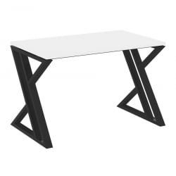 Стол рабочий ЛОФТ ВР.Л-СРЗ-2.7 Металл черный Белый Бриллиант / LOFT VR.L-SRZ-2.7