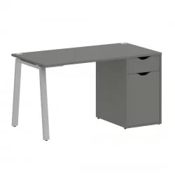 Стол письменный ХОМЕ ОФФИCЕ ВР.СП-3-138.1.А Металлик/Серый металл / HOME OFFICE VR.SP-3-138.1.A