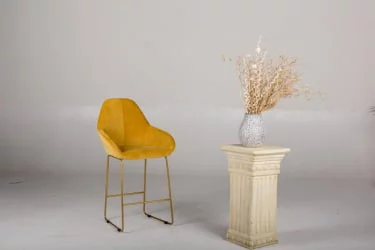 Стул барный Кент (Б) Грей/Линк Золото / Kent