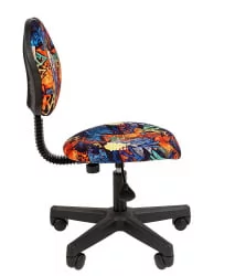 Детское кресло CХАИРМАН ТИН (Кидс) 104 черный пластик Cразй / CHAIRMAN (Kids) Crazy