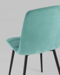 Стул Оливер велюр Морской / Oliver