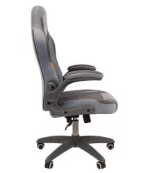 Кресло для геймеров CХАИРМАН ГАМЕ 55 Голубой-серый / CHAIRMAN GAME