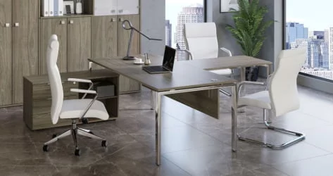 Кабинет руководителя МЕТАЛ СЙСТЕМ ДИРЕCТ №1 Вяз Благородный / METAL SYSTEM DIRECT