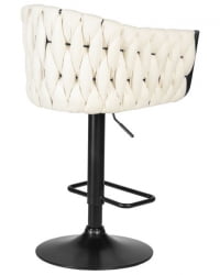 Стул барный ДОБРИН ЛЕОН (кремовая ткань (ЛАР 275-33)) 2 шт / DOBRIN LEON (LAR