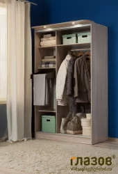 Шкаф-купе 3 Симпле Ясень шимо светлый / Simple