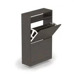 Тумба в прихожую 2-х уровневая Венге