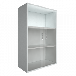 Шкаф средний широкий Рива А.СТ-2.2 Белый / Riva
