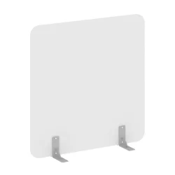 Перегородки на металлических опорах на фетровых подпятниках Р-лине ДП.Ф-120-120 Белый / R-line DP.F-120-120