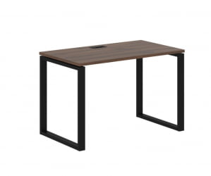 Стол письменный ЕДИС ЕКСТ 1167 Дуб Денвер темный Черный / EDIS EQST